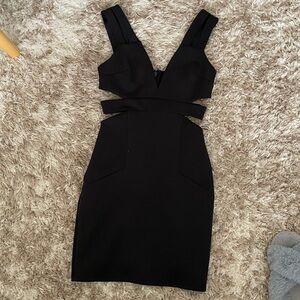 Mini Cutout Black Bebe Dress